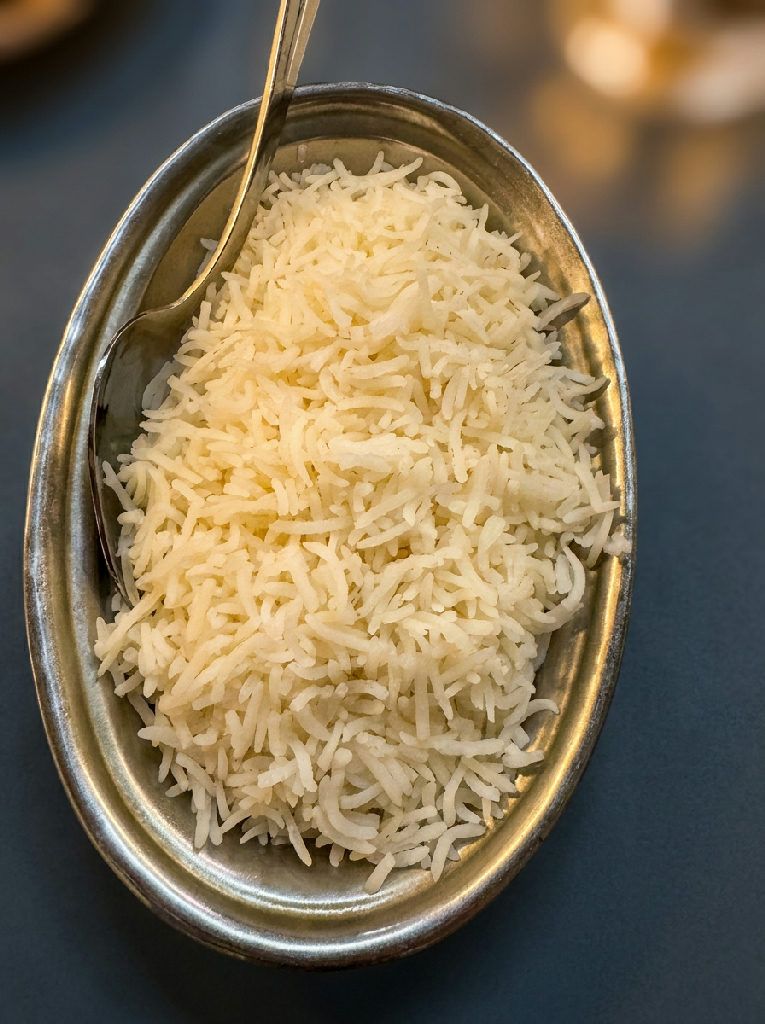 Basmati Rice at Indian Jewel, Prague