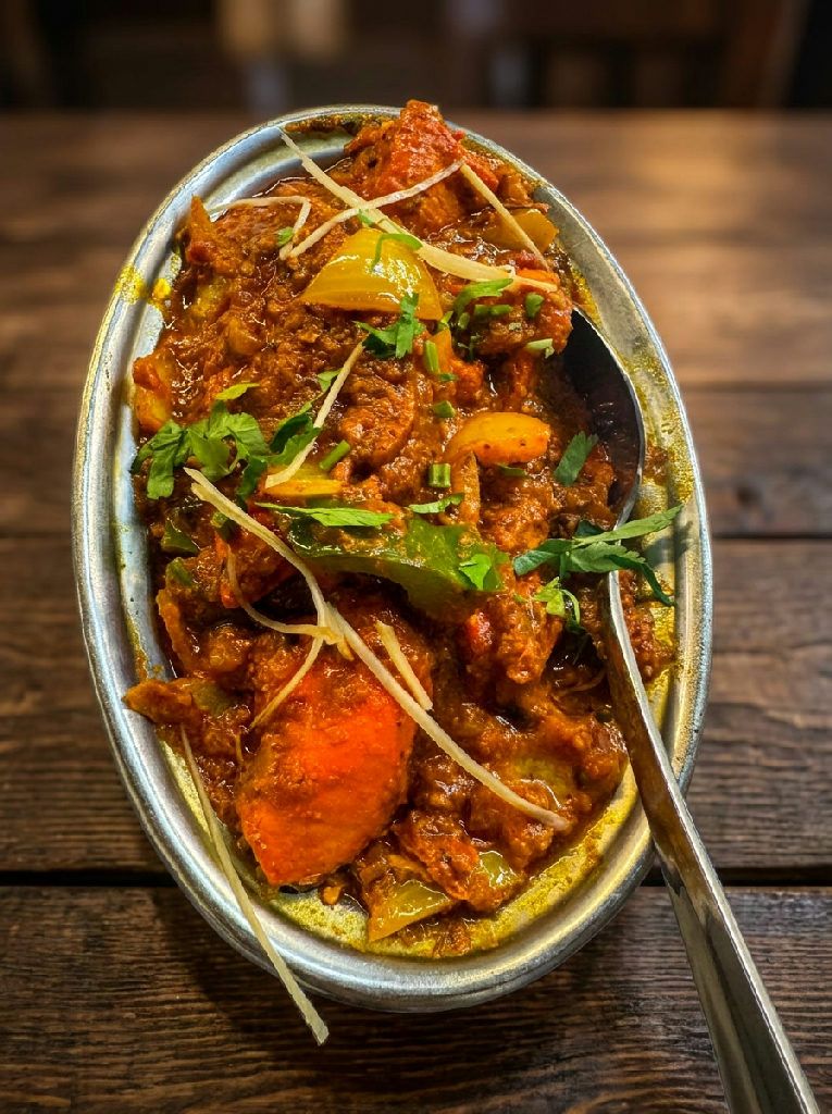 Chicken Bhuna Masala at Indian Jewel, Prague