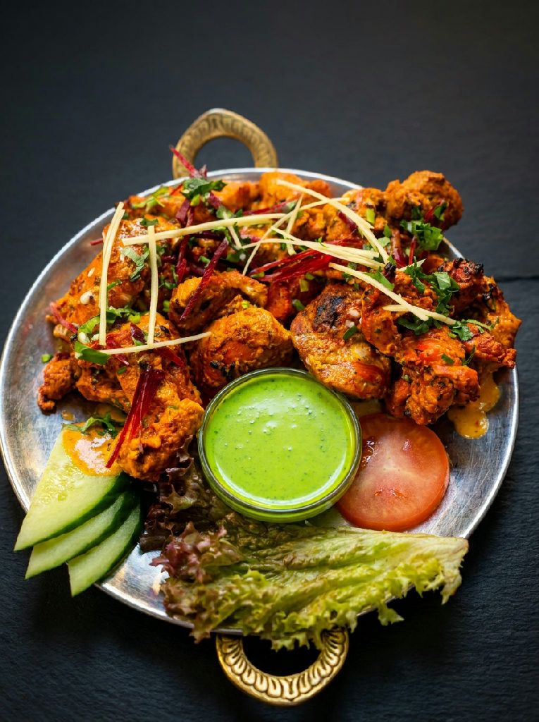 Chicken Tikka at Indian Jewel, Prague