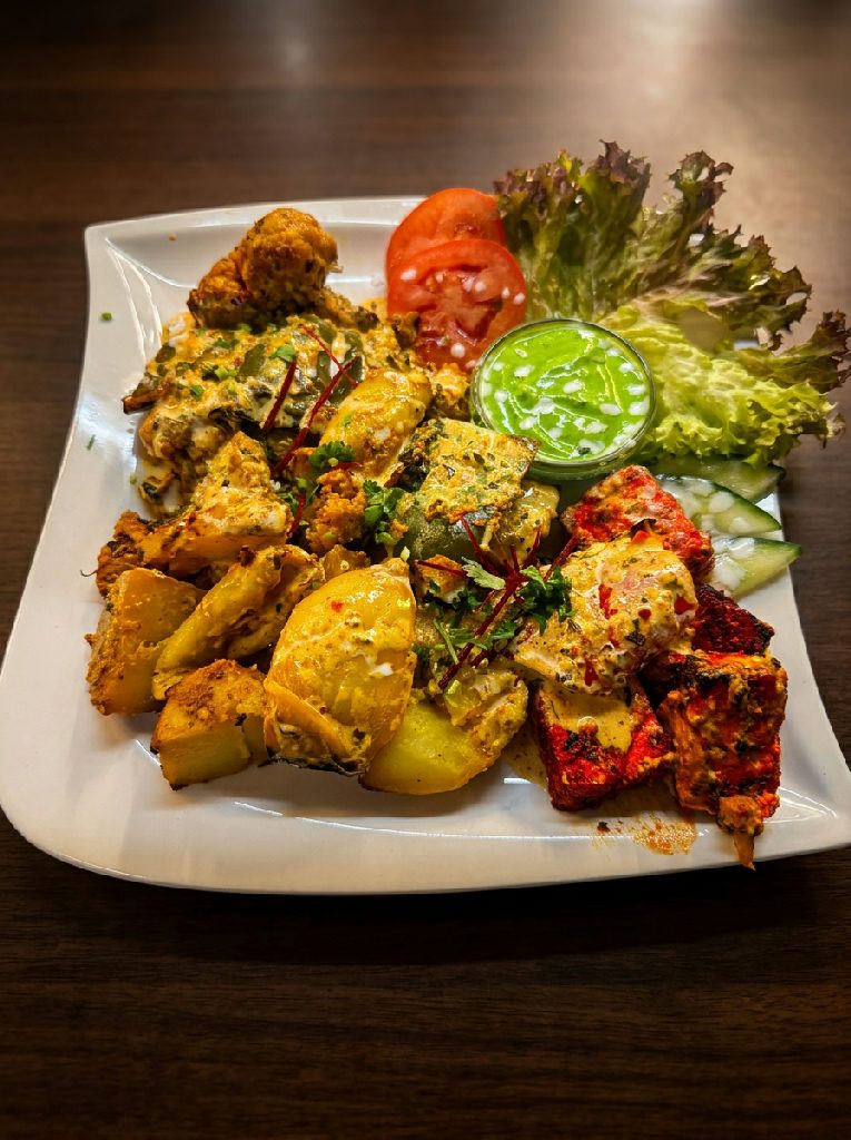 Indian Jewel Platter (Veg) at Indian Jewel, Prague