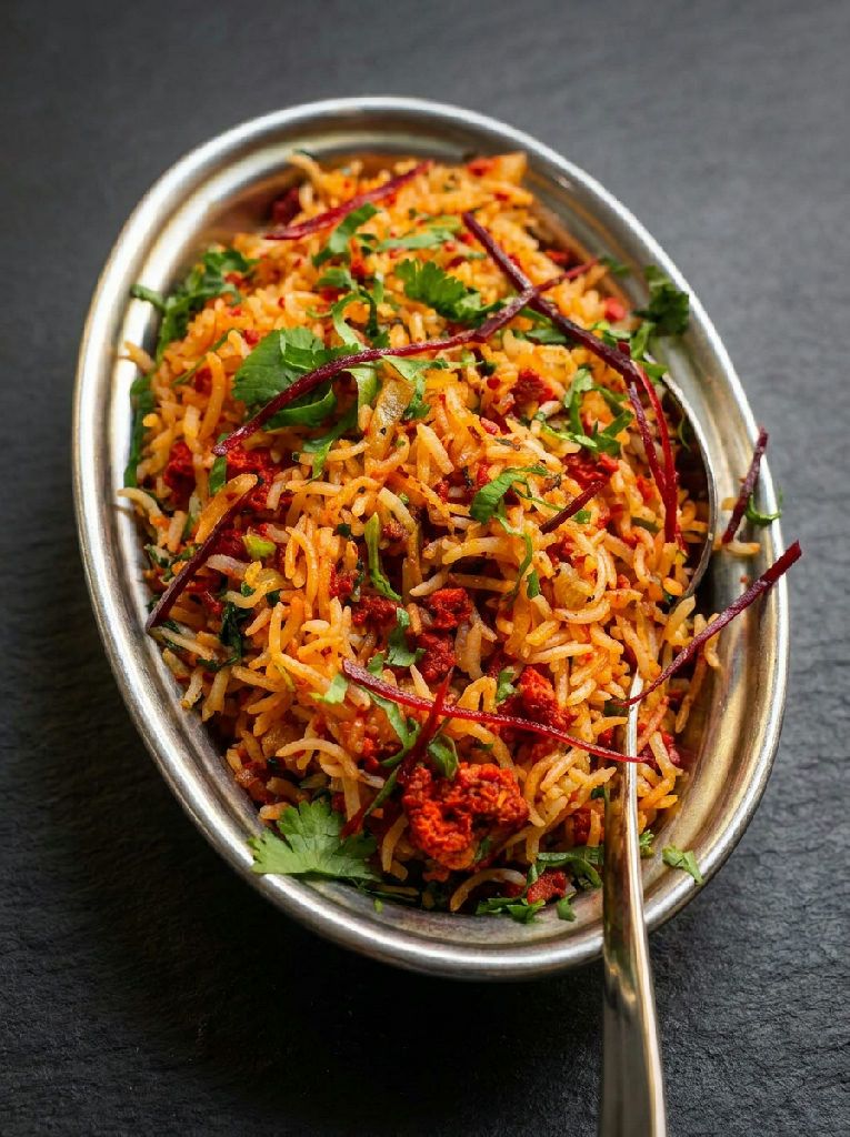 Keema Pullao at Indian Jewel, Prague