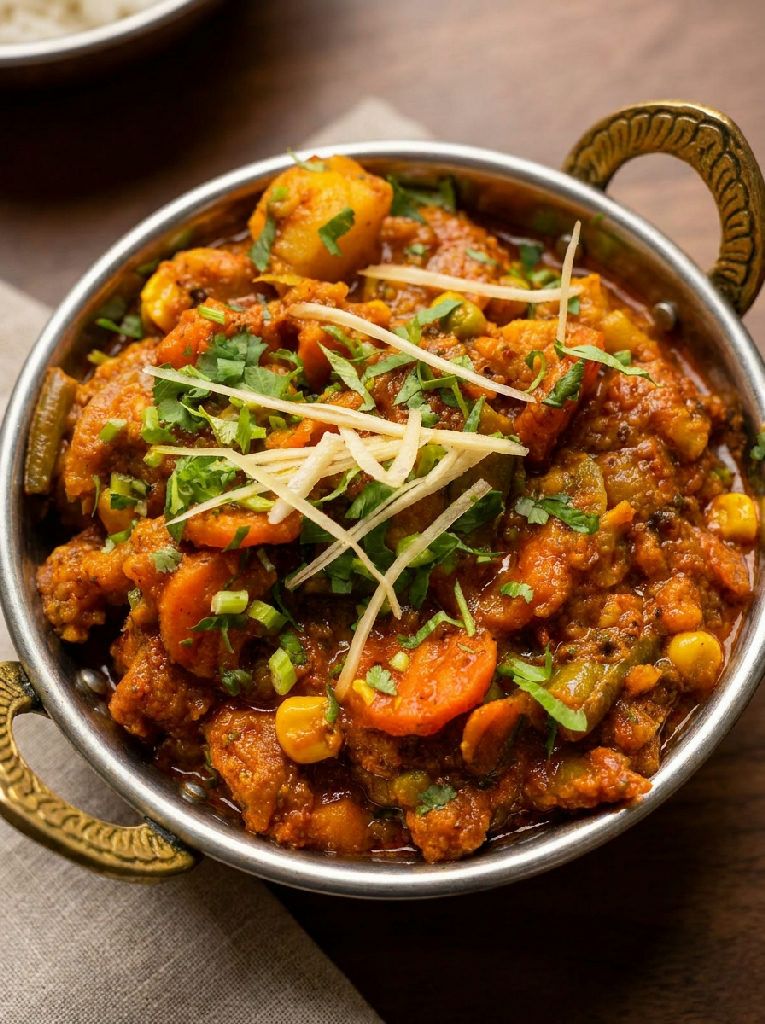 Mixed Subzi at Indian Jewel, Prague