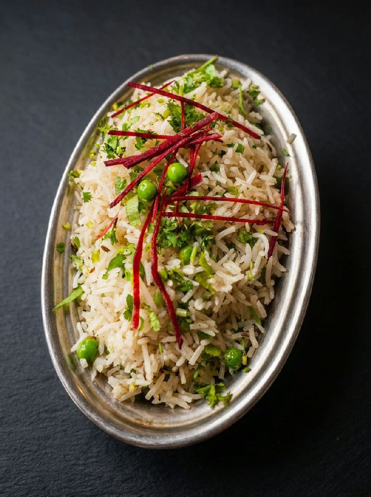 Peas Pullao at Indian Jewel, Prague