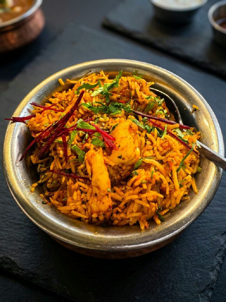 Prawn Biryani at Indian Jewel, Prague