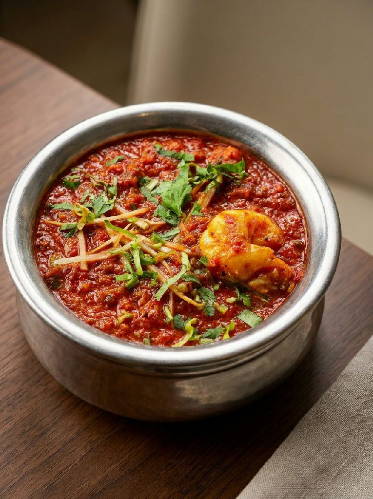 Prawn Madras at Indian Jewel, Prague