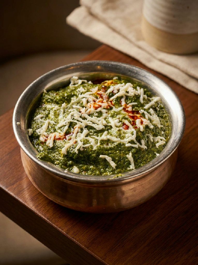 Sag Paneer at Indian Jewel, Prague
