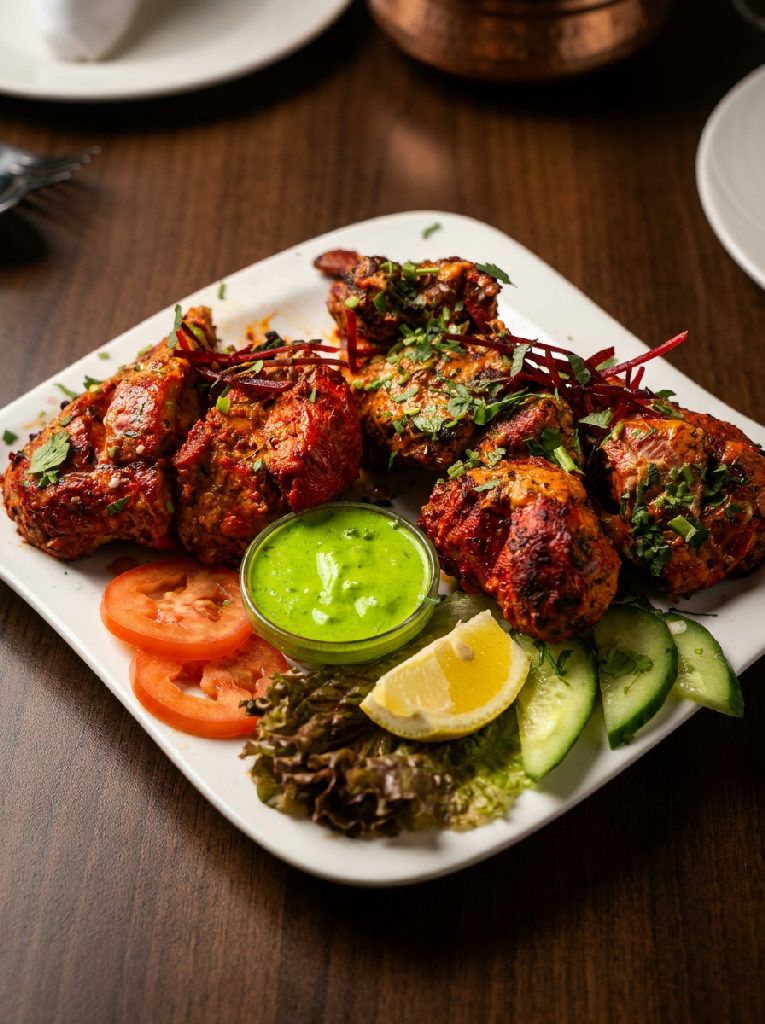 Tandoori Chicken at Indian Jewel, Prague