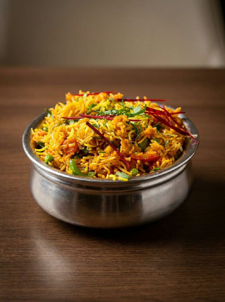 Vegetable Biryani at Indian Jewel, Prague